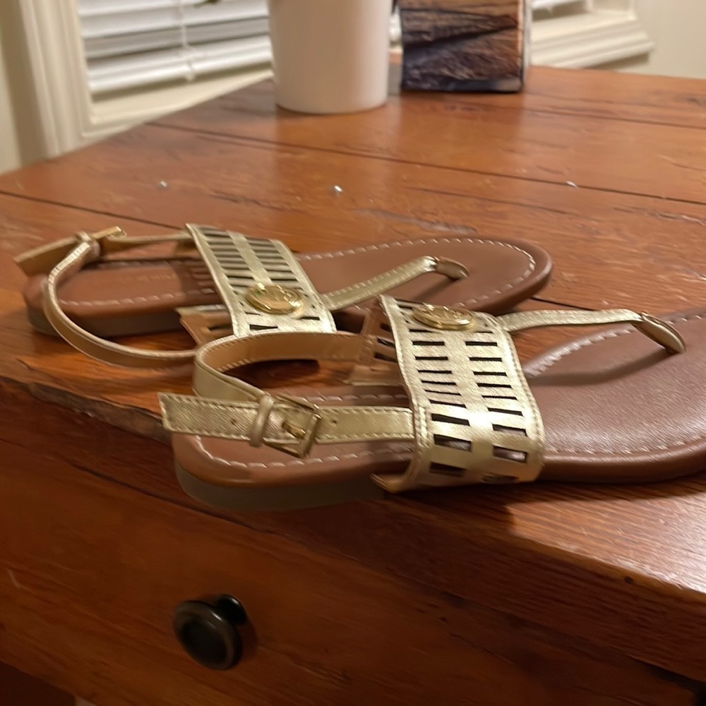 Gold Sandals 6